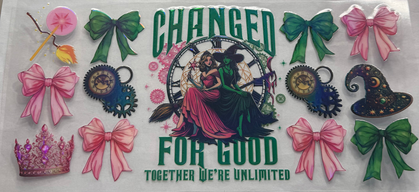 uvdtf transfer wrap holo wicked