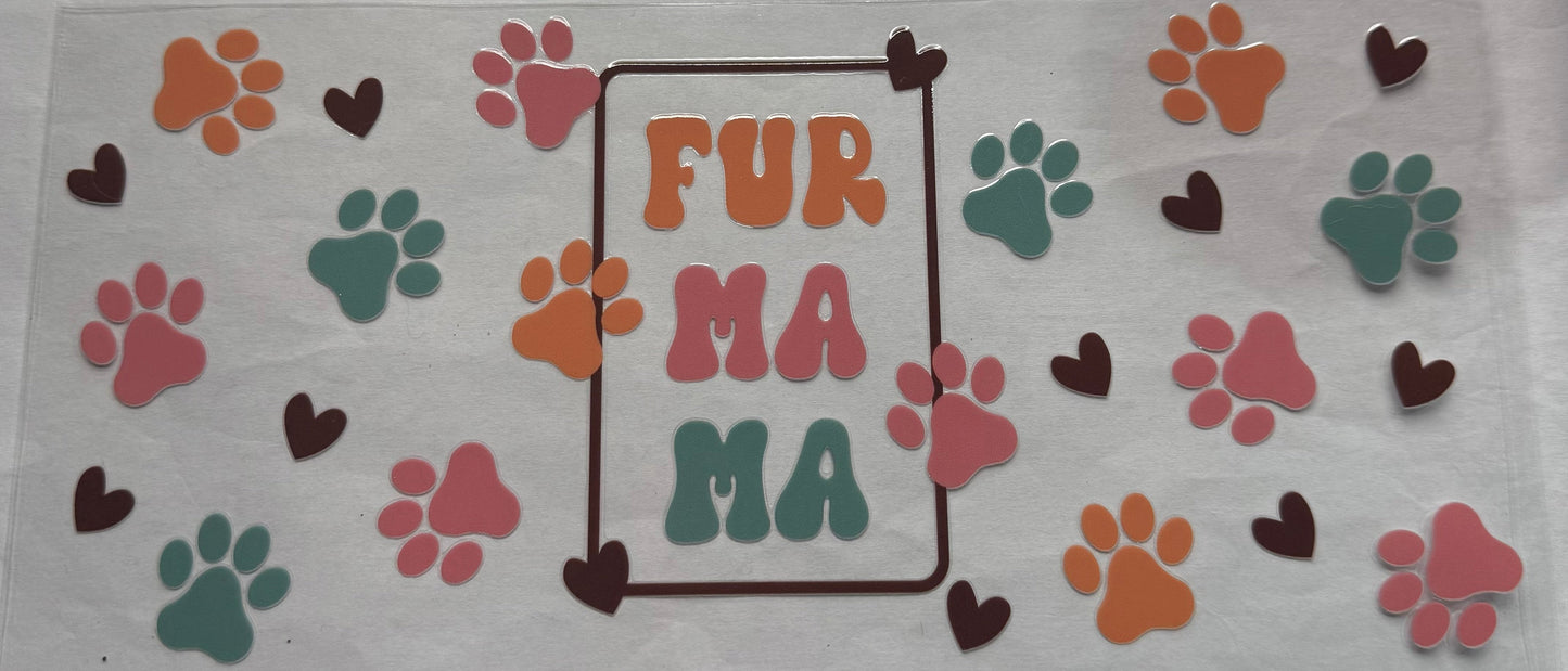 uvdtf transfer wrap fur mama