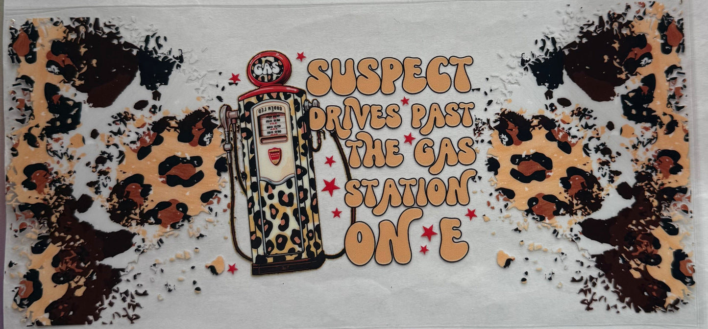 uvdtf transfer wrap suspect drives past the gas station on E