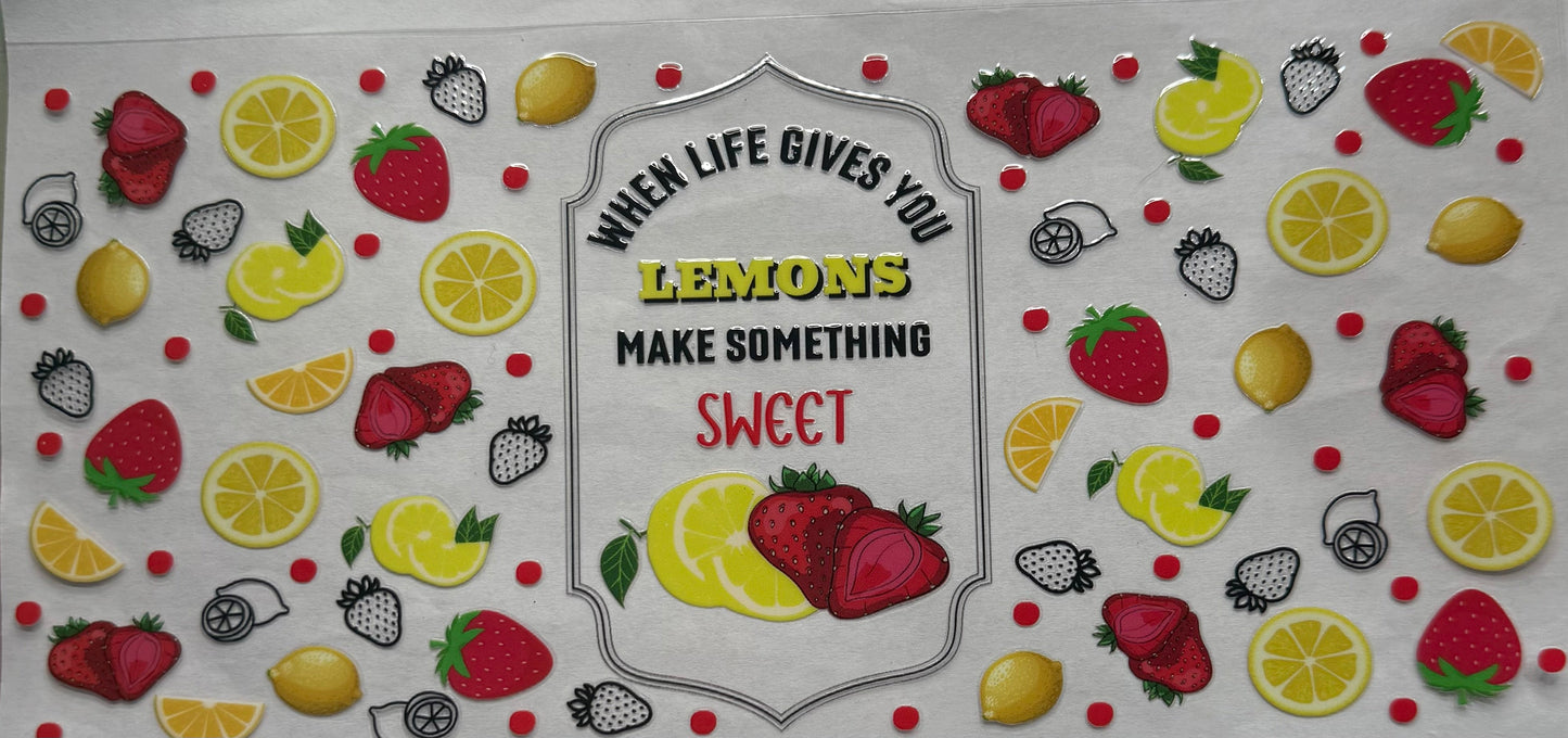 uvdtf transfer wrap Lemons