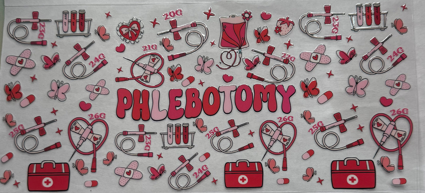 uvdtf transfer wrap phlebotomy