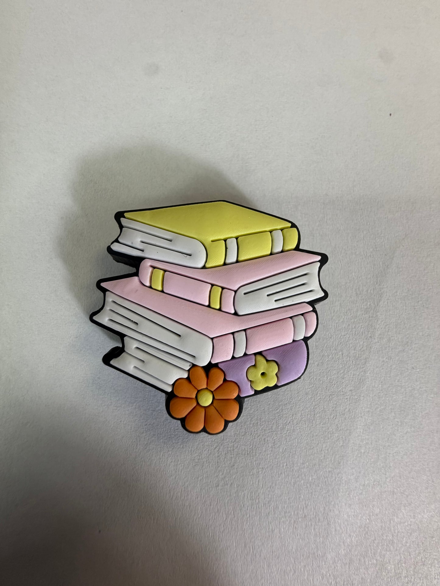 Focal 2d stack of books
