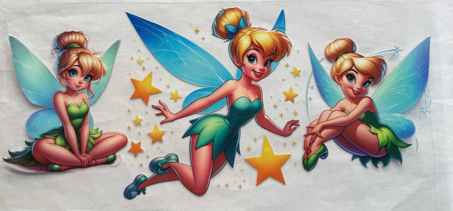 uvdtf transfer wrap tinkerbell stars