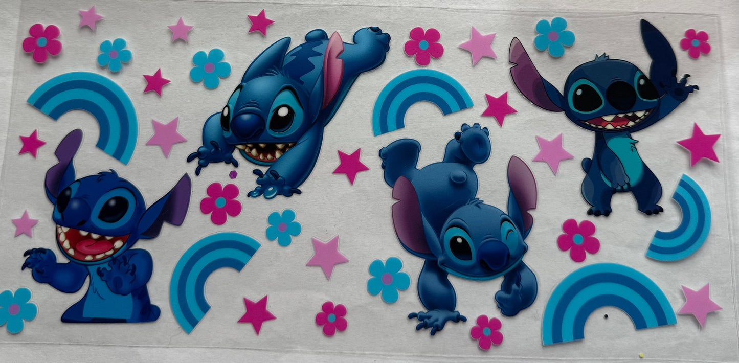 uvdtf transfer wrap Silly Disney stitch