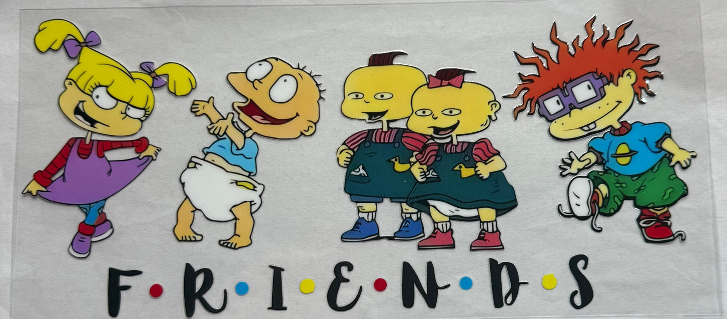 uvdtf transfer wrap Friends rugrats