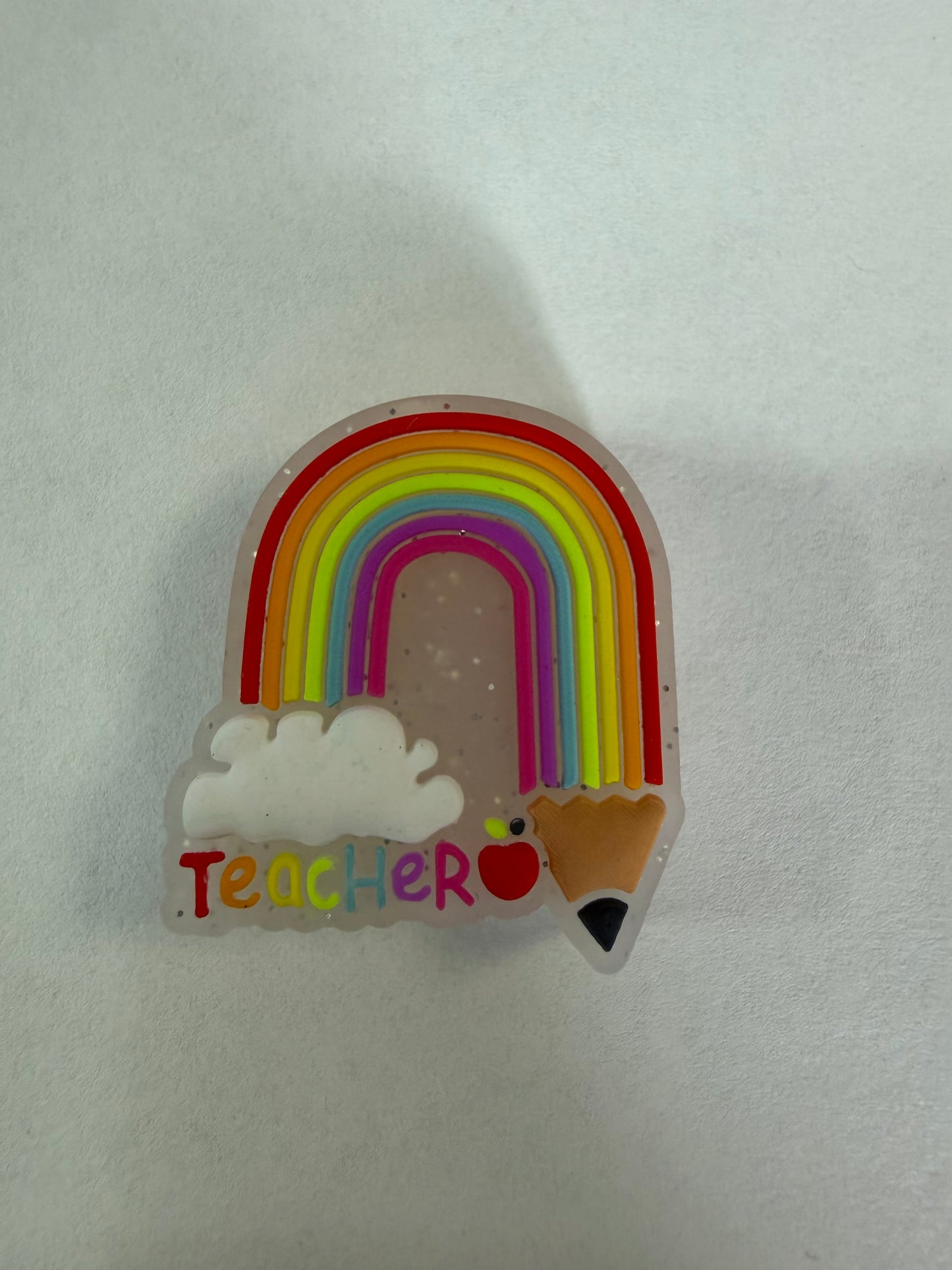 Focal 2d teacher rainbow pencil