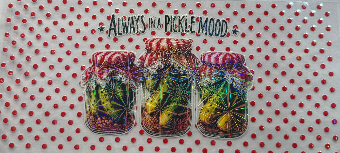 uvdtf transfer wrap holo always pickle mood
