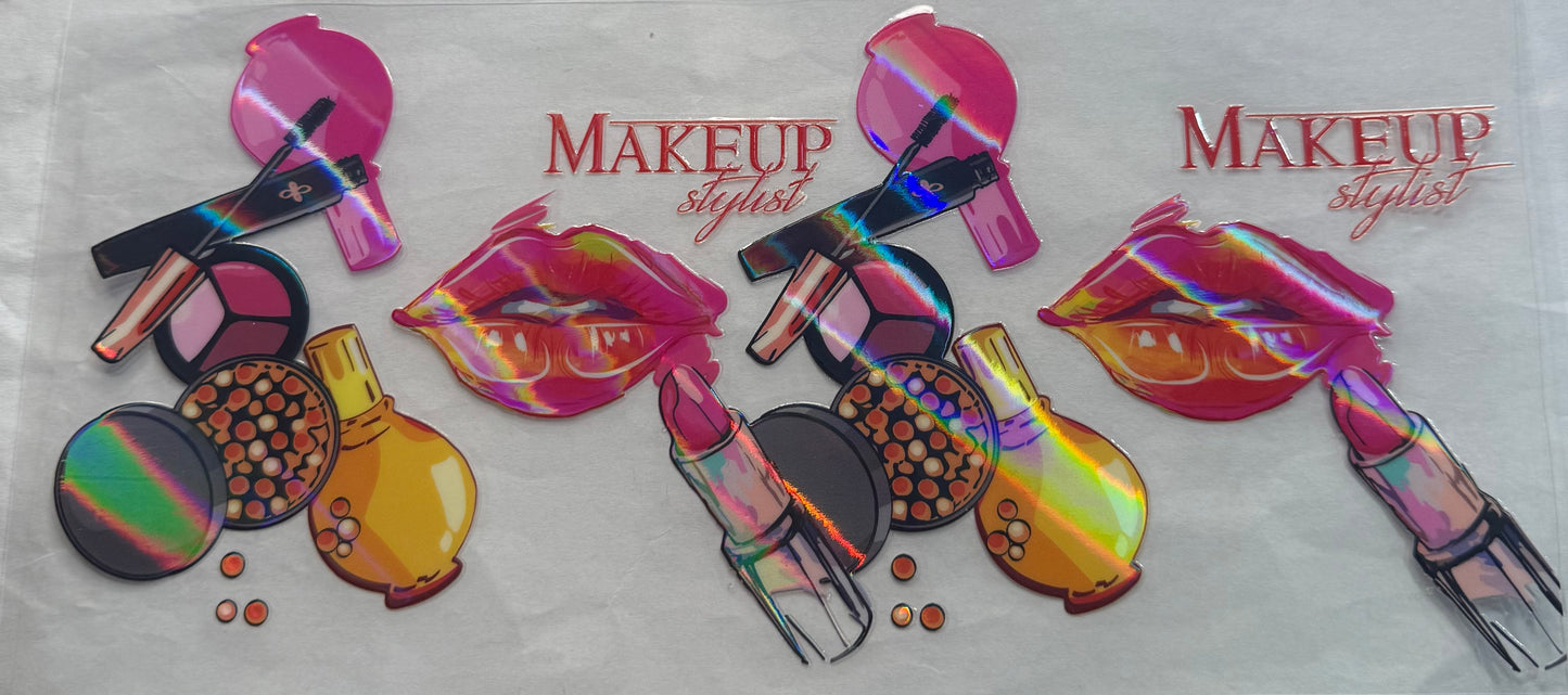 uvdtf transfer wrap holo makeup