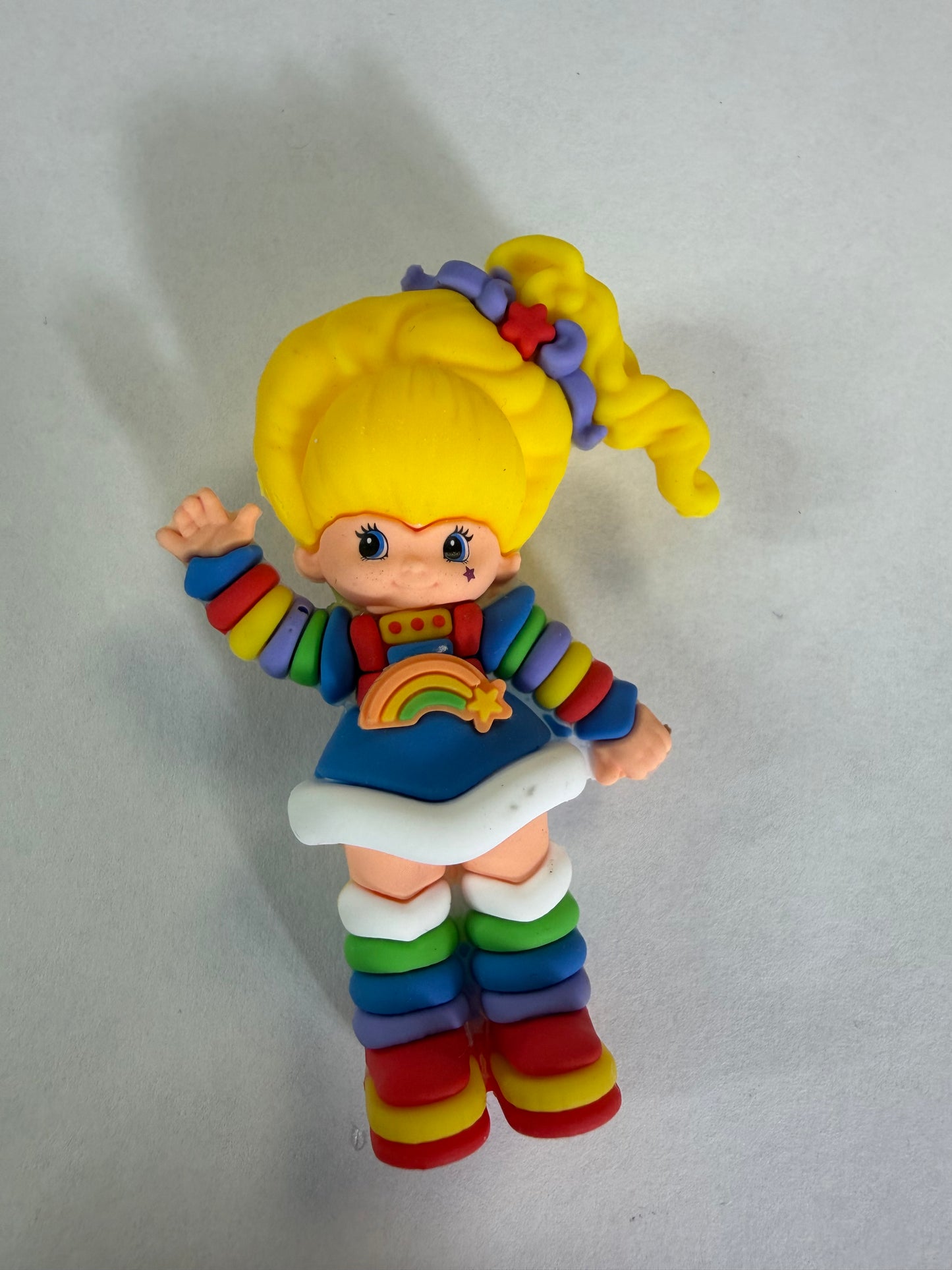 Pen topper silicone Rainbow girl
