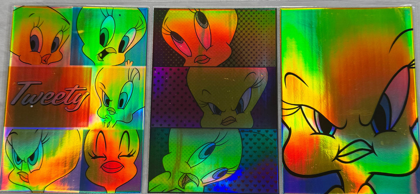 uvdtf transfer wrap Holo tweety bird