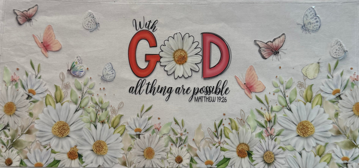 uvdtf transfer wrap faith with god all things are possible