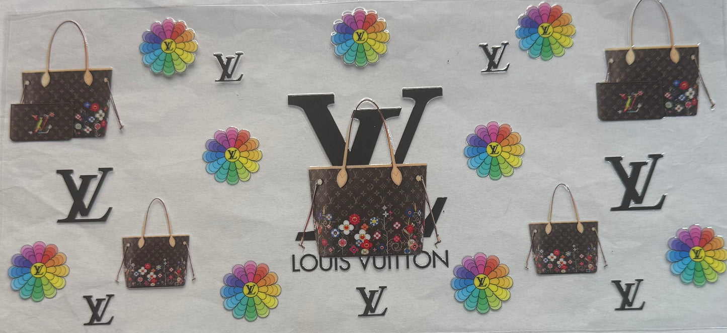 uvdtf transfer wrap lv with purse