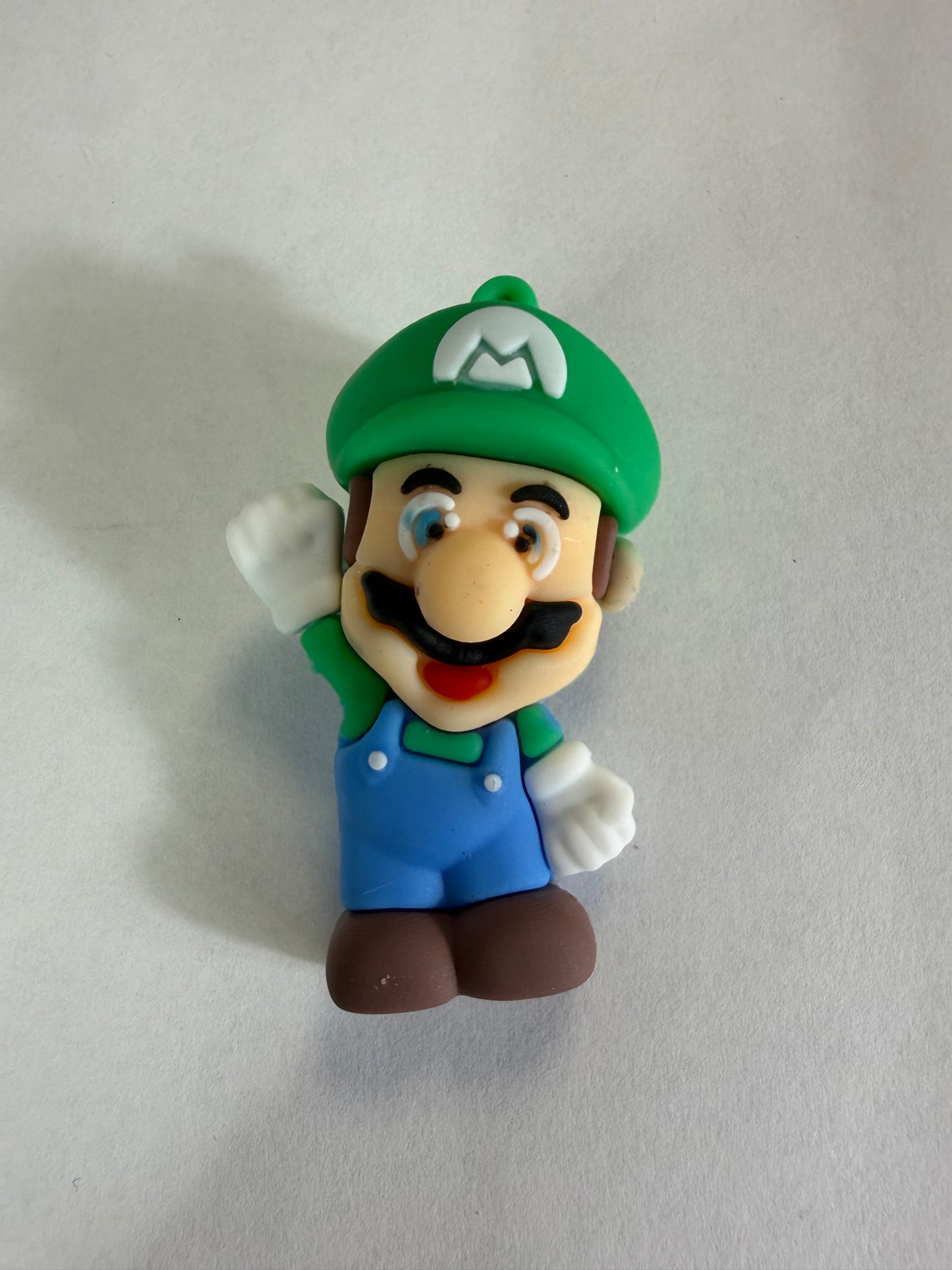 Pen topper silicone Luigi waving