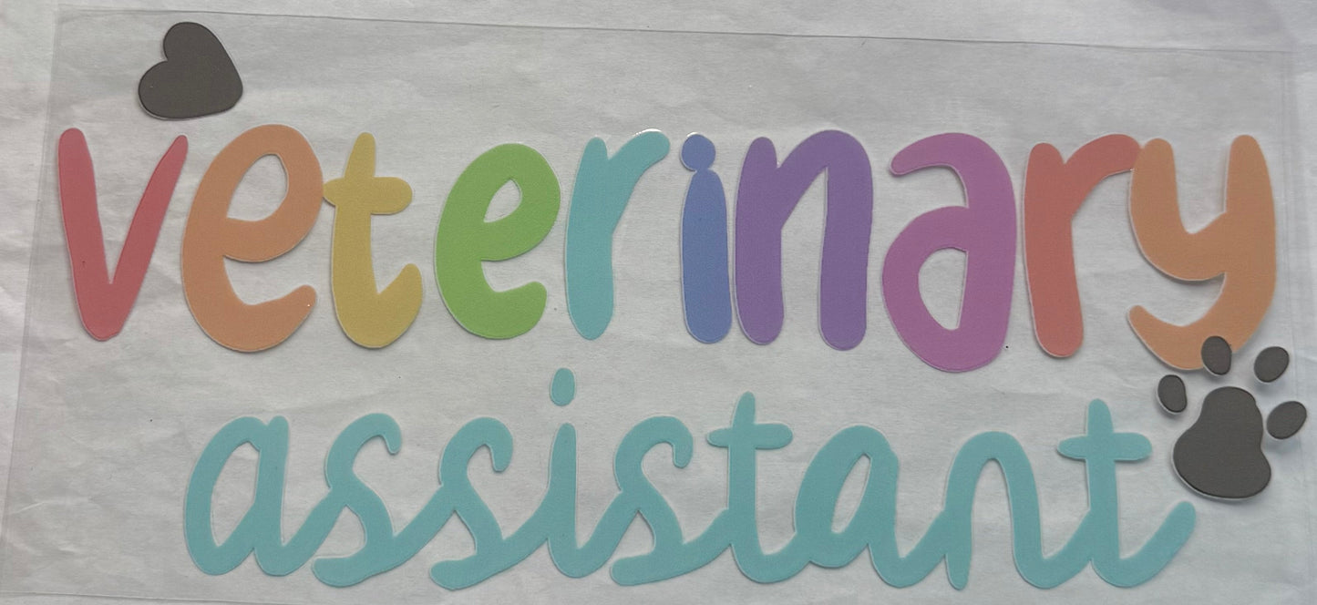 uvdtf transfer wrap pastel veterinary assistant job
