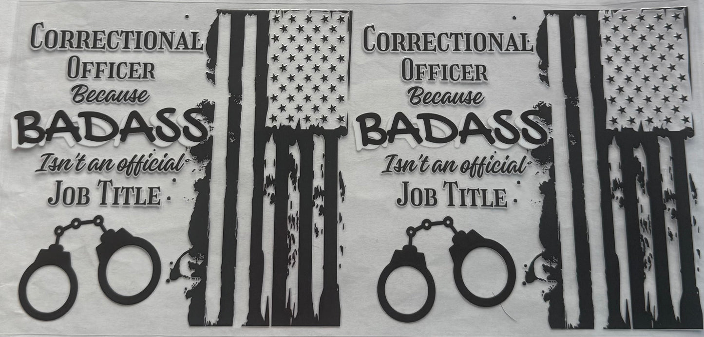 uvdtf transfer wrap correctional officer