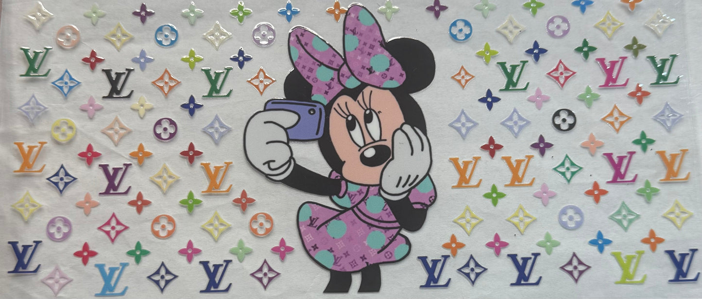 uvdtf transfer wrap lv Minnie