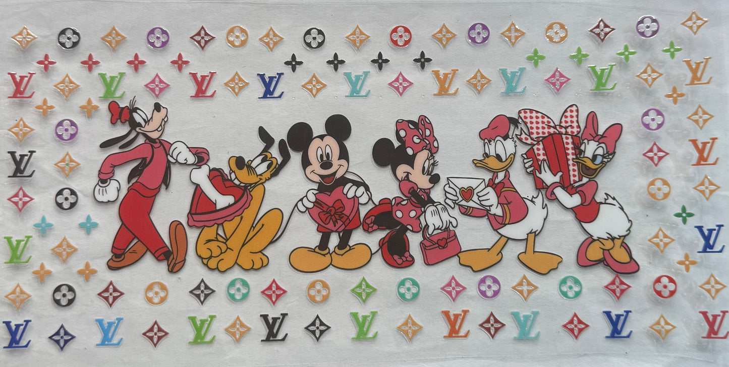 uvdtf transfer wrap lv mickey