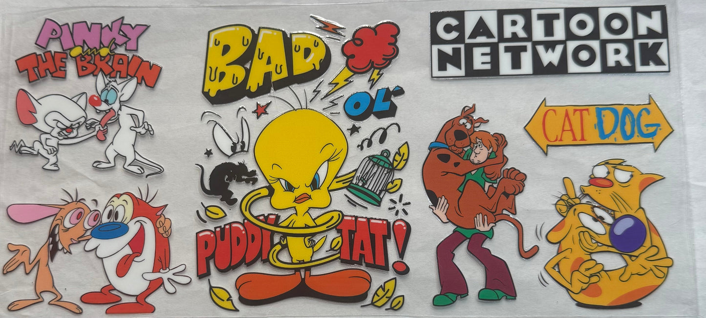 uvdtf transfer wrap tweety bird Cartoon Network