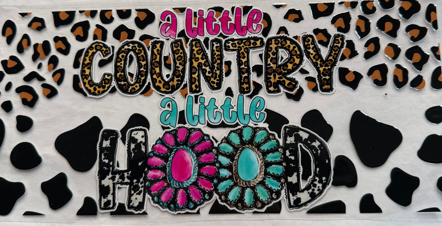 uvdtf transfer wrap little country little hood