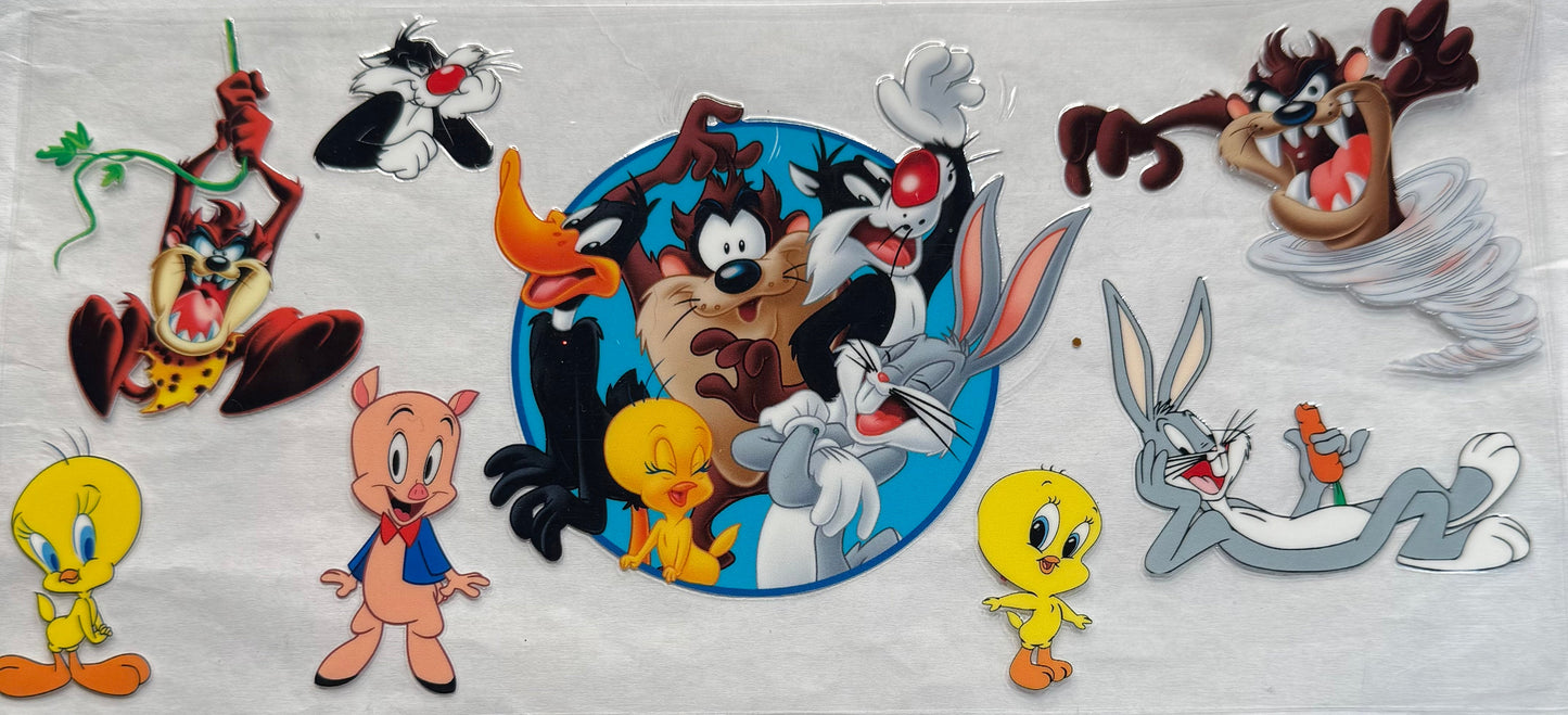 uvdtf transfer wrap looney tunes
