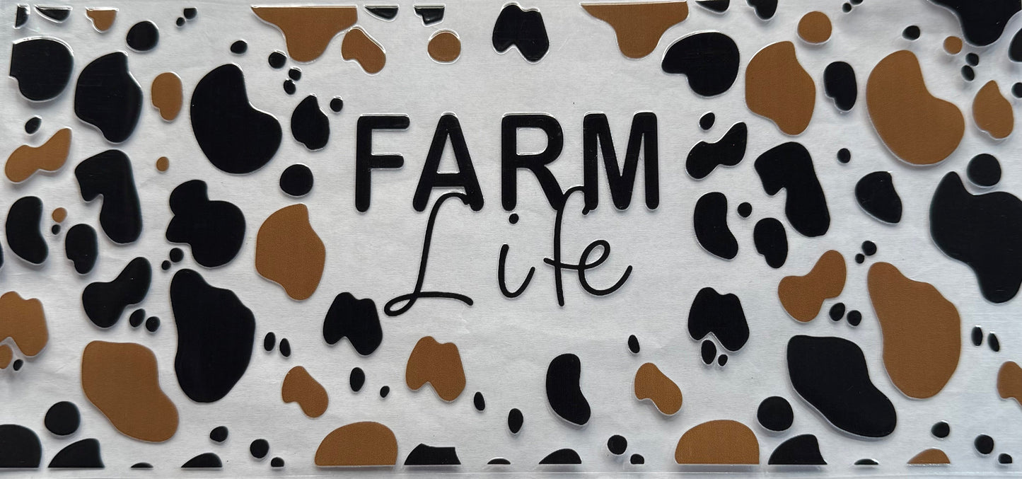 uvdtf transfer wrap farm life