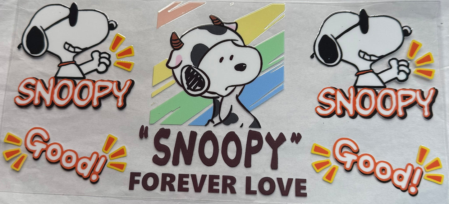 uvdtf transfer wrap snoopy good