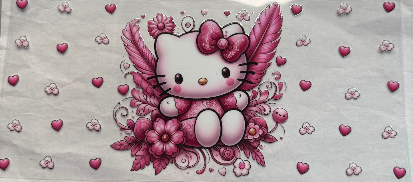 uvdtf transfer wrap hello kitty feathers and hearts