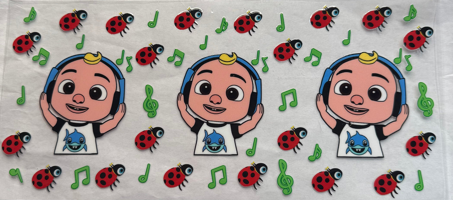 uvdtf transfer wrap Cocomelon