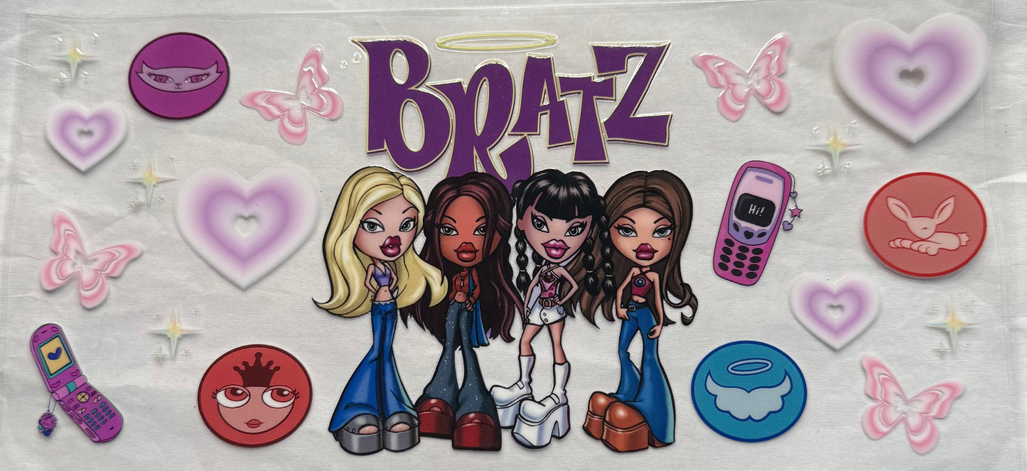 uvdtf transfer wrap Bratz