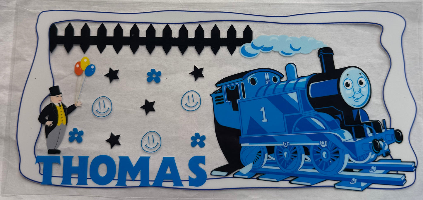 uvdtf transfer wrap Thomas the train