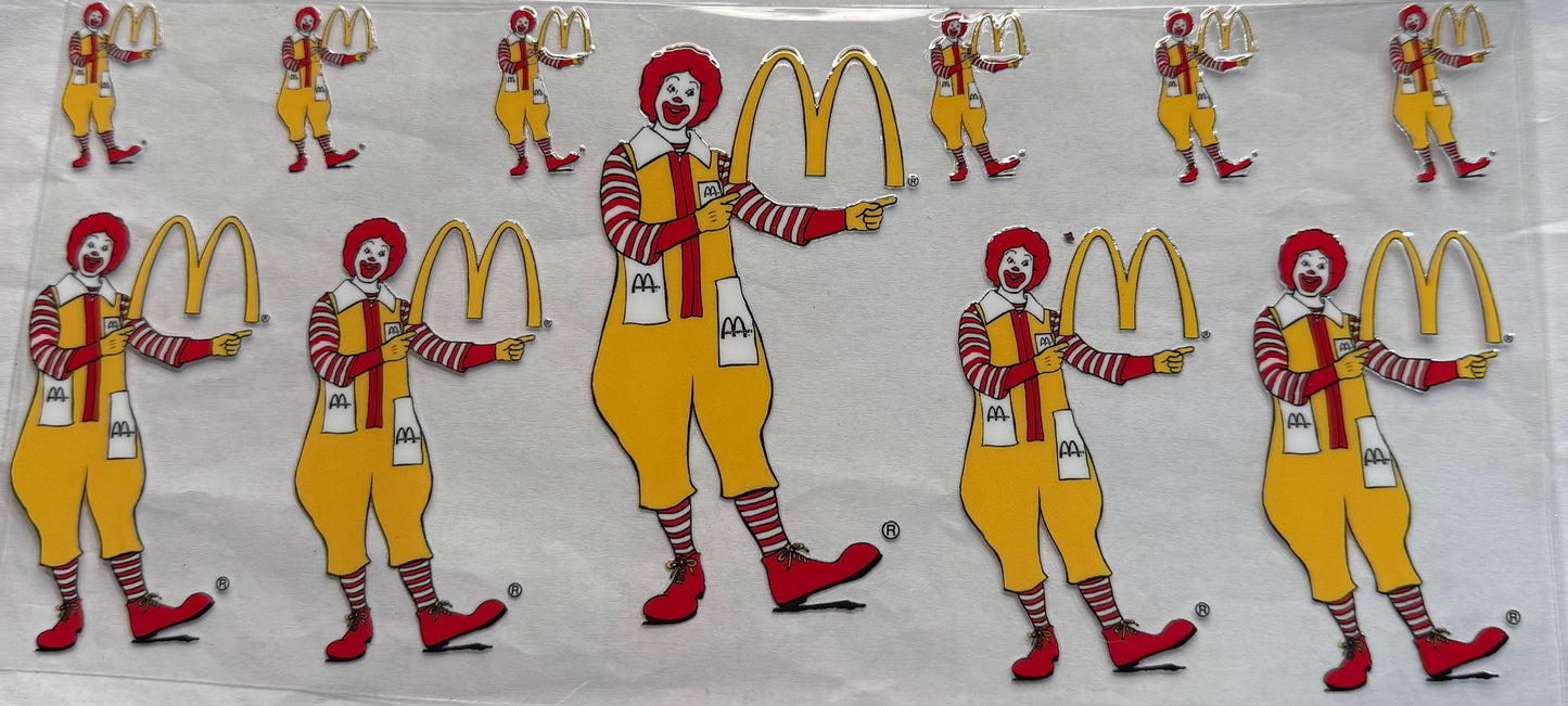 uvdtf transfer wrap McDonald