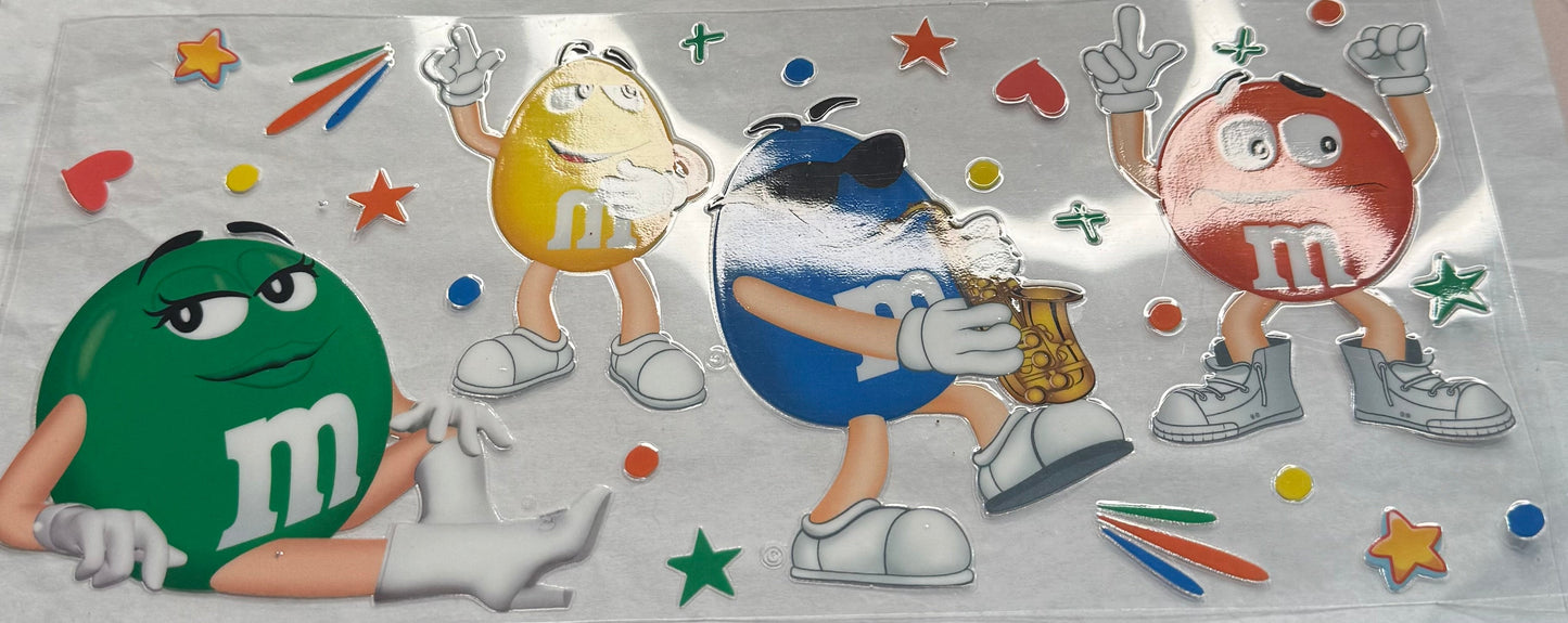 uvdtf transfer wrap m&m guys music