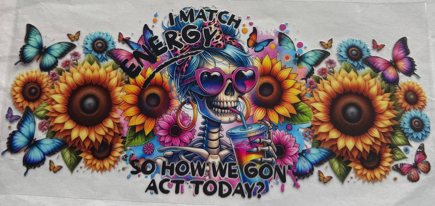 uvdtf transfer wrap skull I match energy