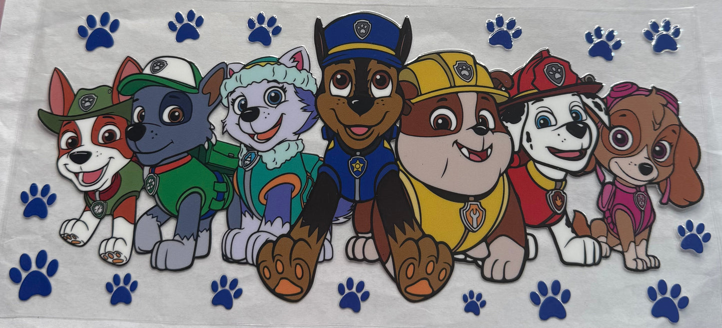 uvdtf transfer wrap paw patrol