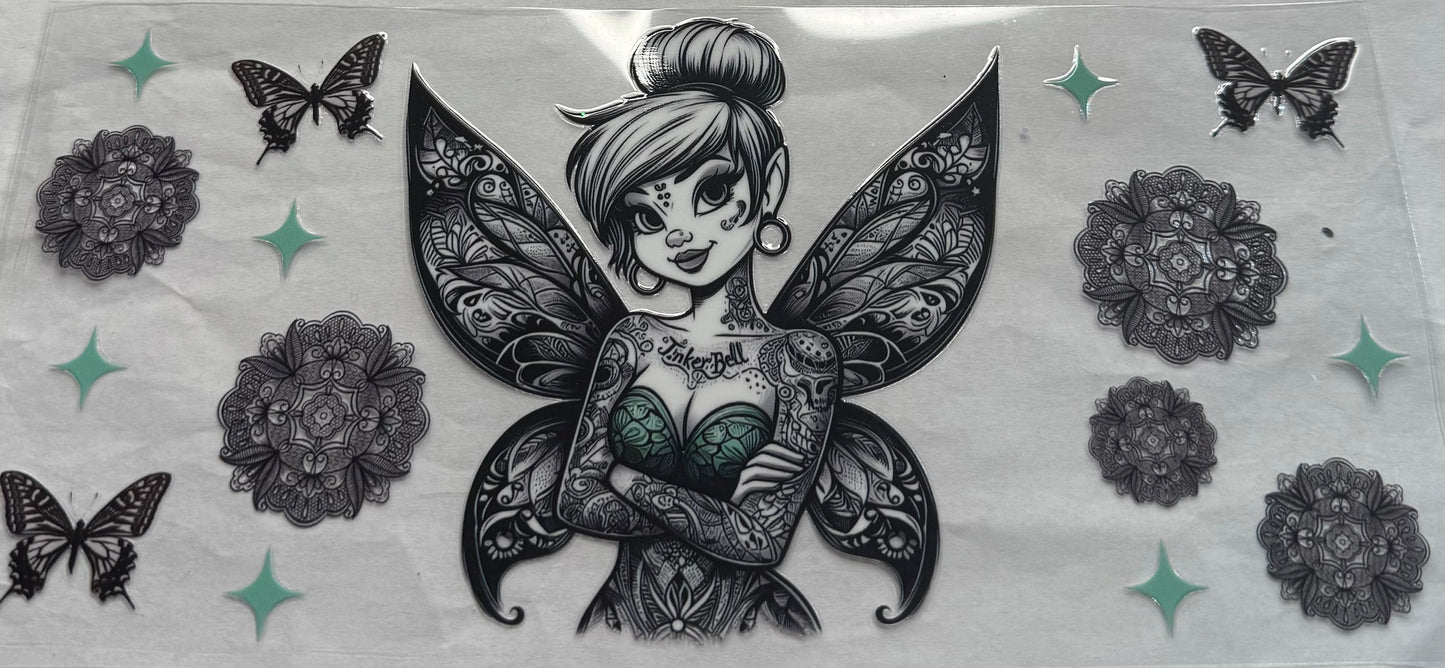 uvdtf transfer wrap tinkerbell tatted