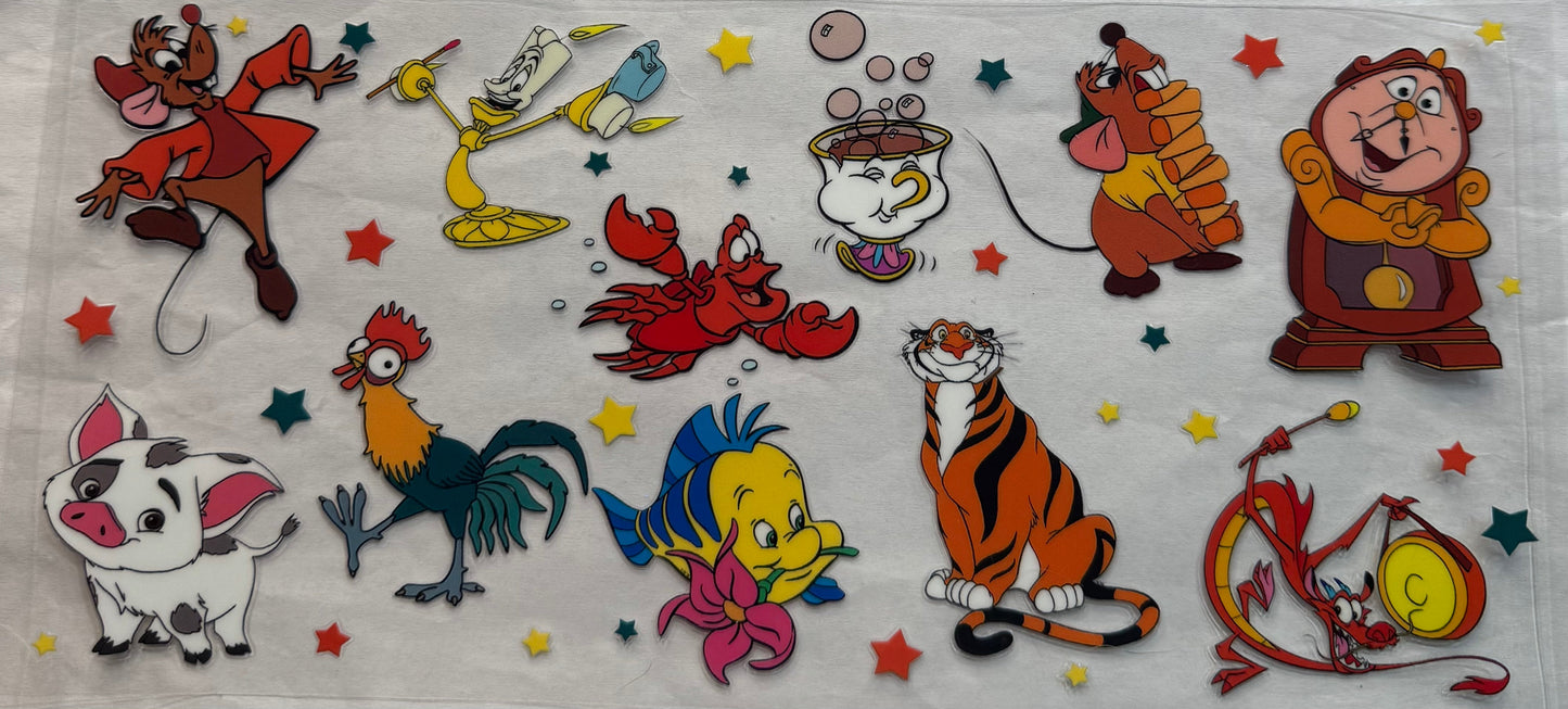uvdtf transfer wrap Disney characters