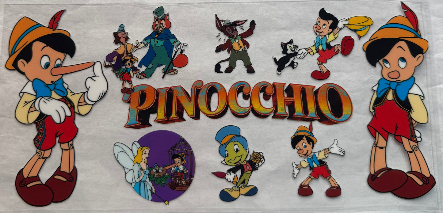 uvdtf transfer wrap Disney Pinocchio