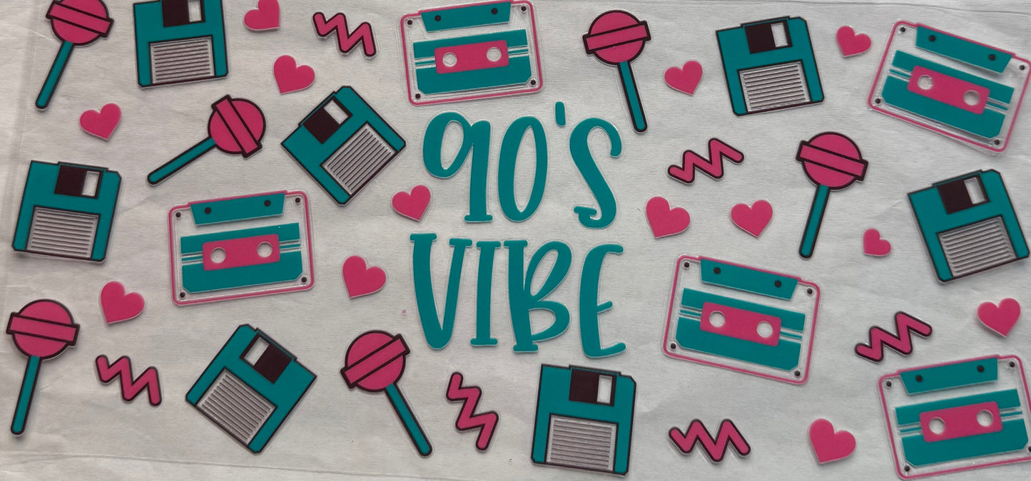 uvdtf transfer wrap 90s vibe