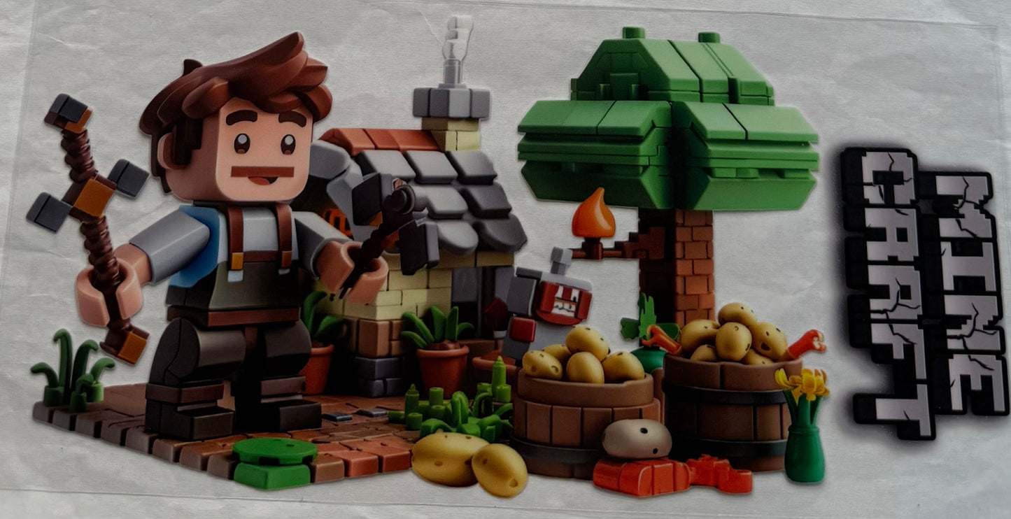 uvdtf transfer wrap Minecraft game
