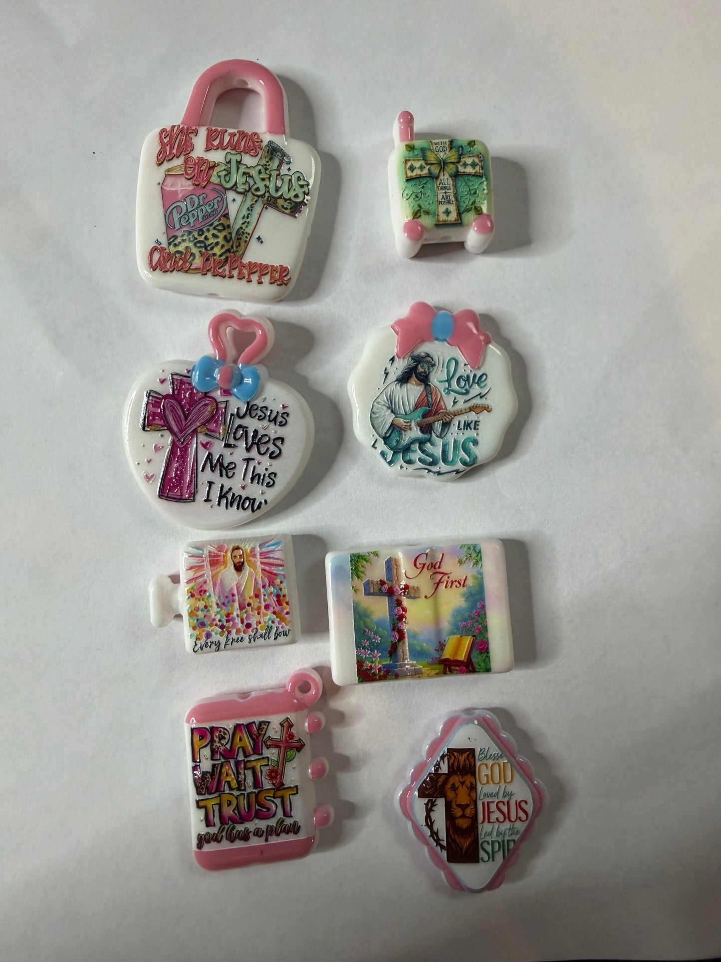 Acrylic focal Faith Jesus myserty