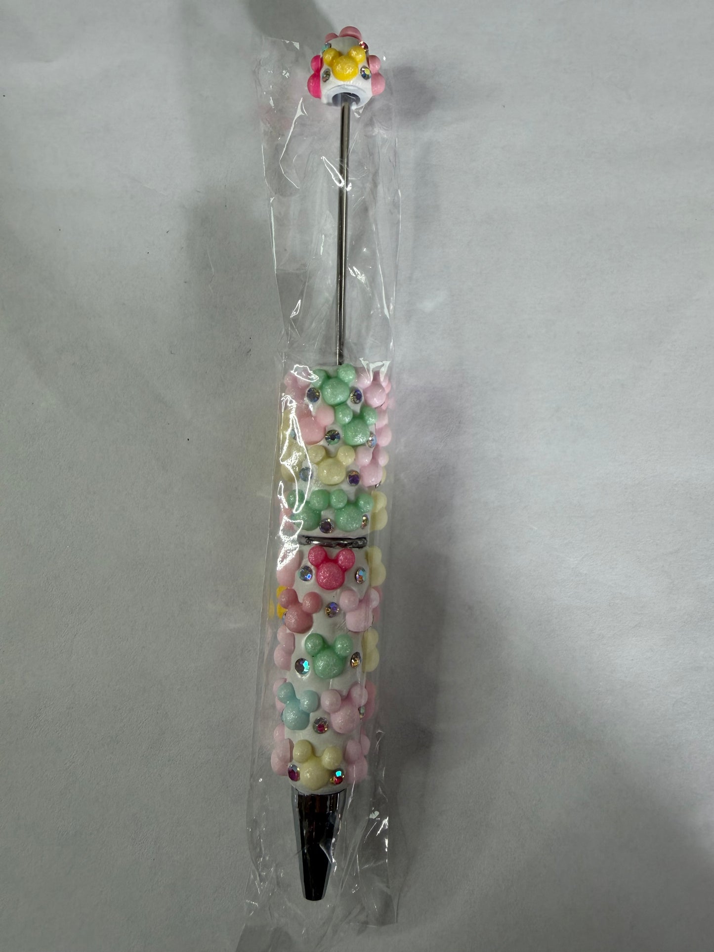 Beadable pen just the one Pastel color mouse heads