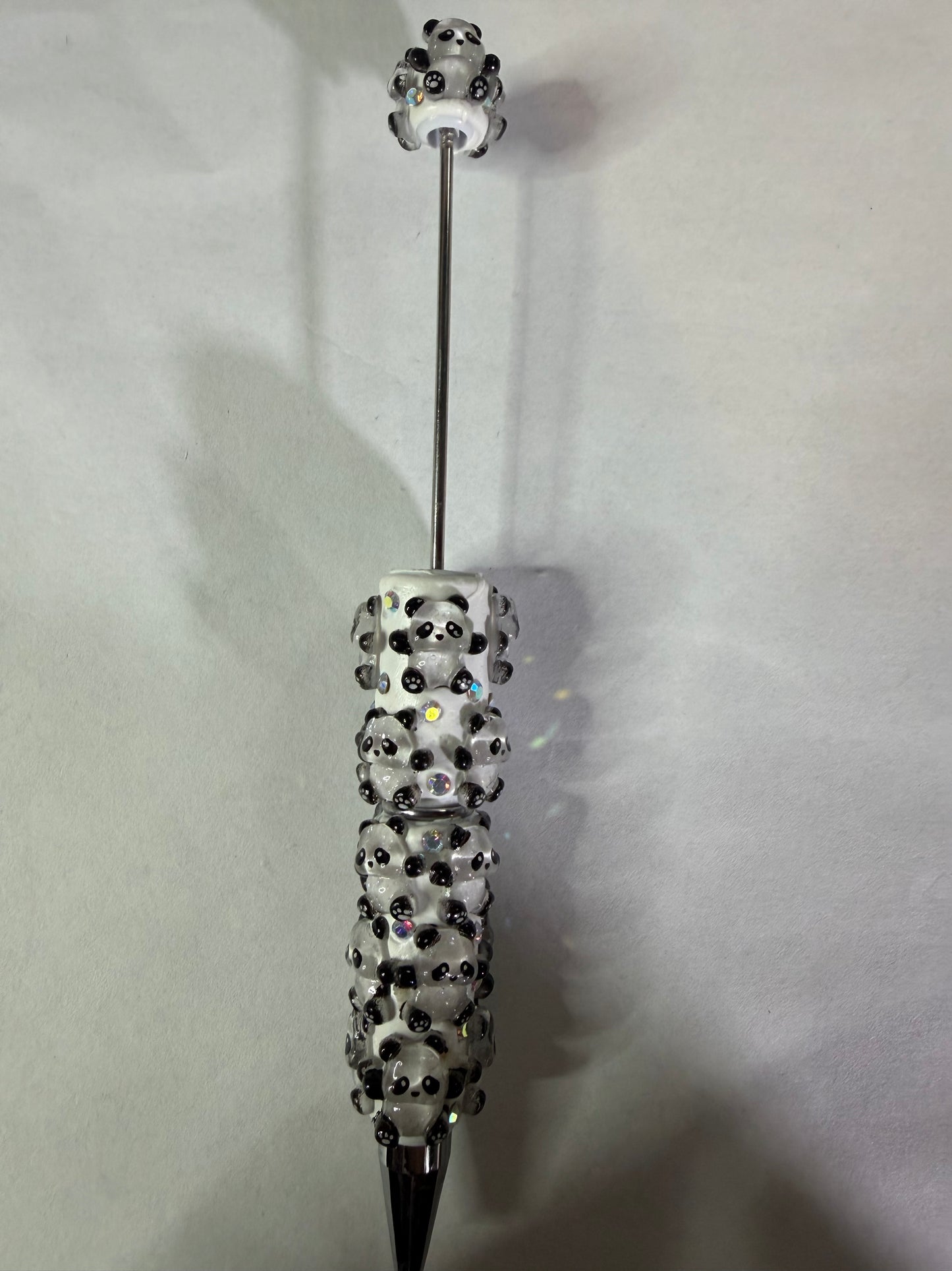 Beadable pen just the pen Full body panda