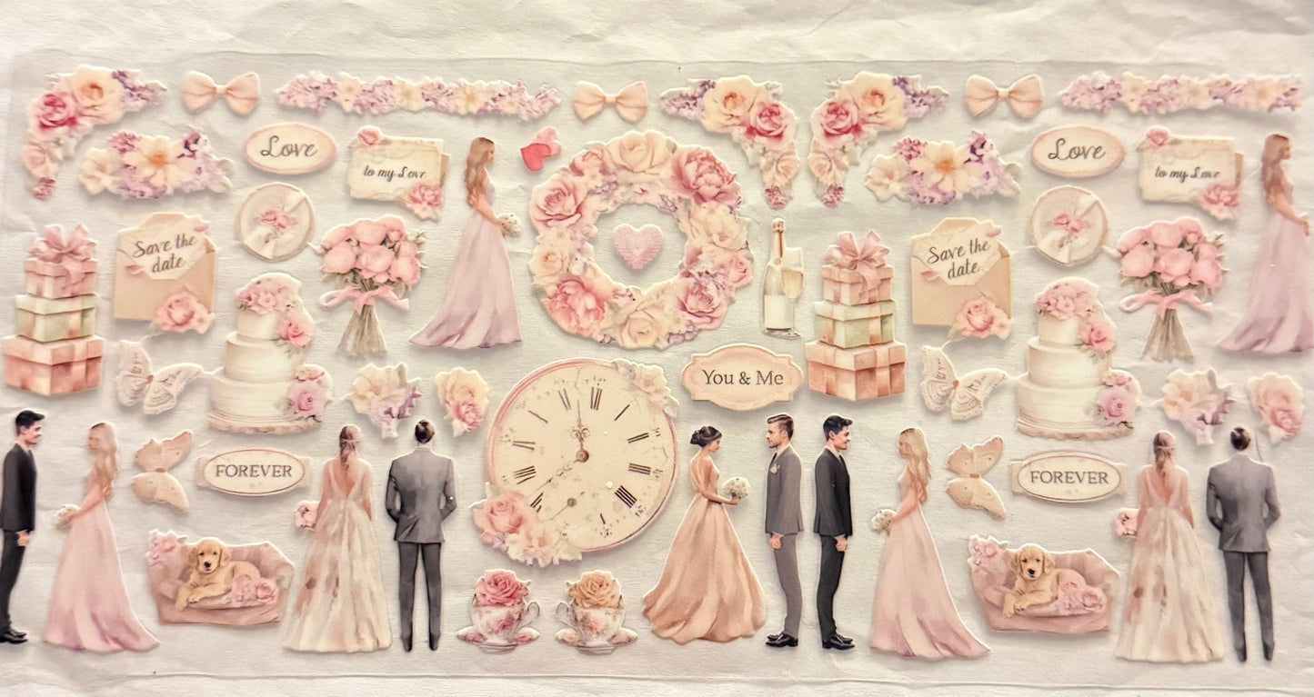 uvdtf transfer wrap wedding pink