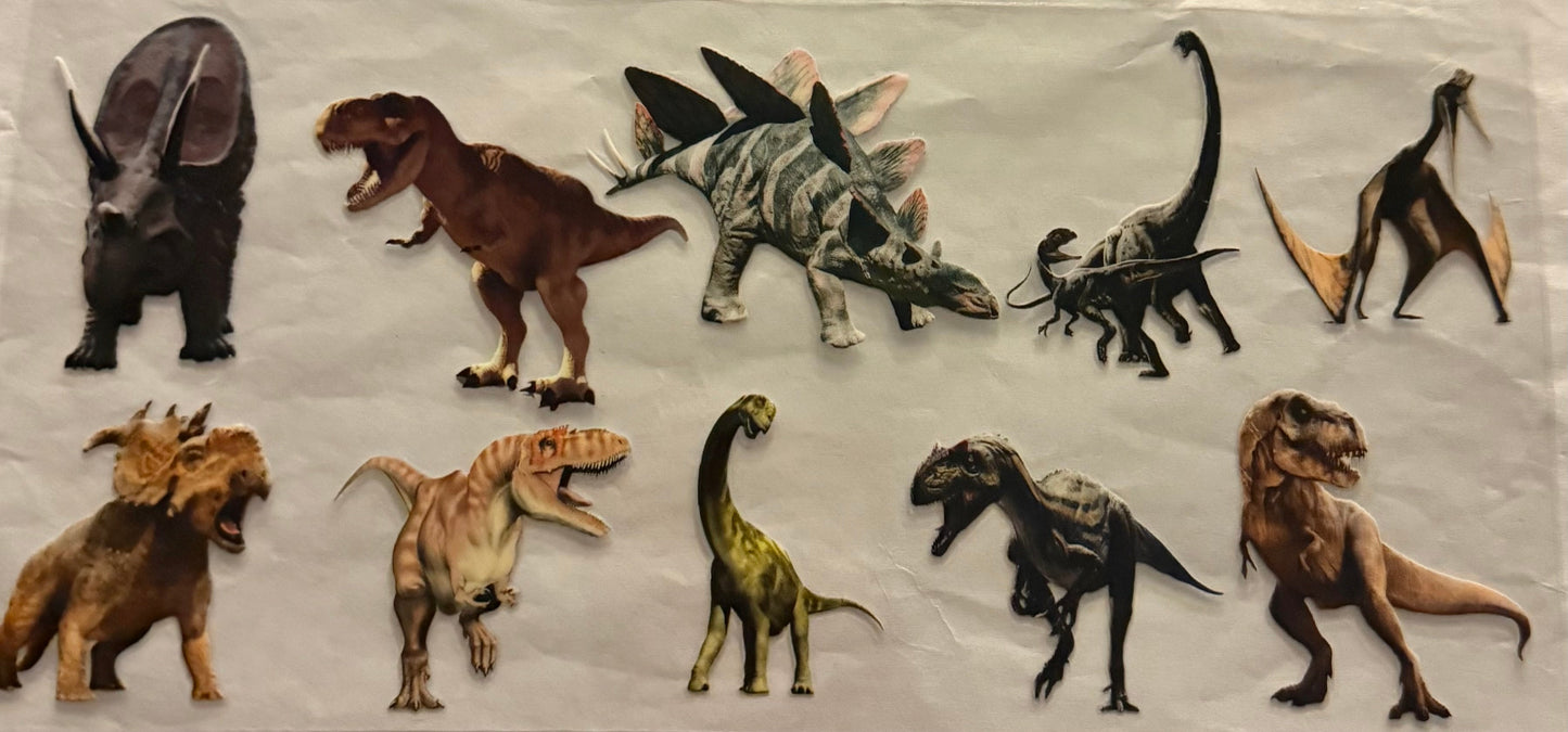 uvdtf transfer wrap dinosaurs