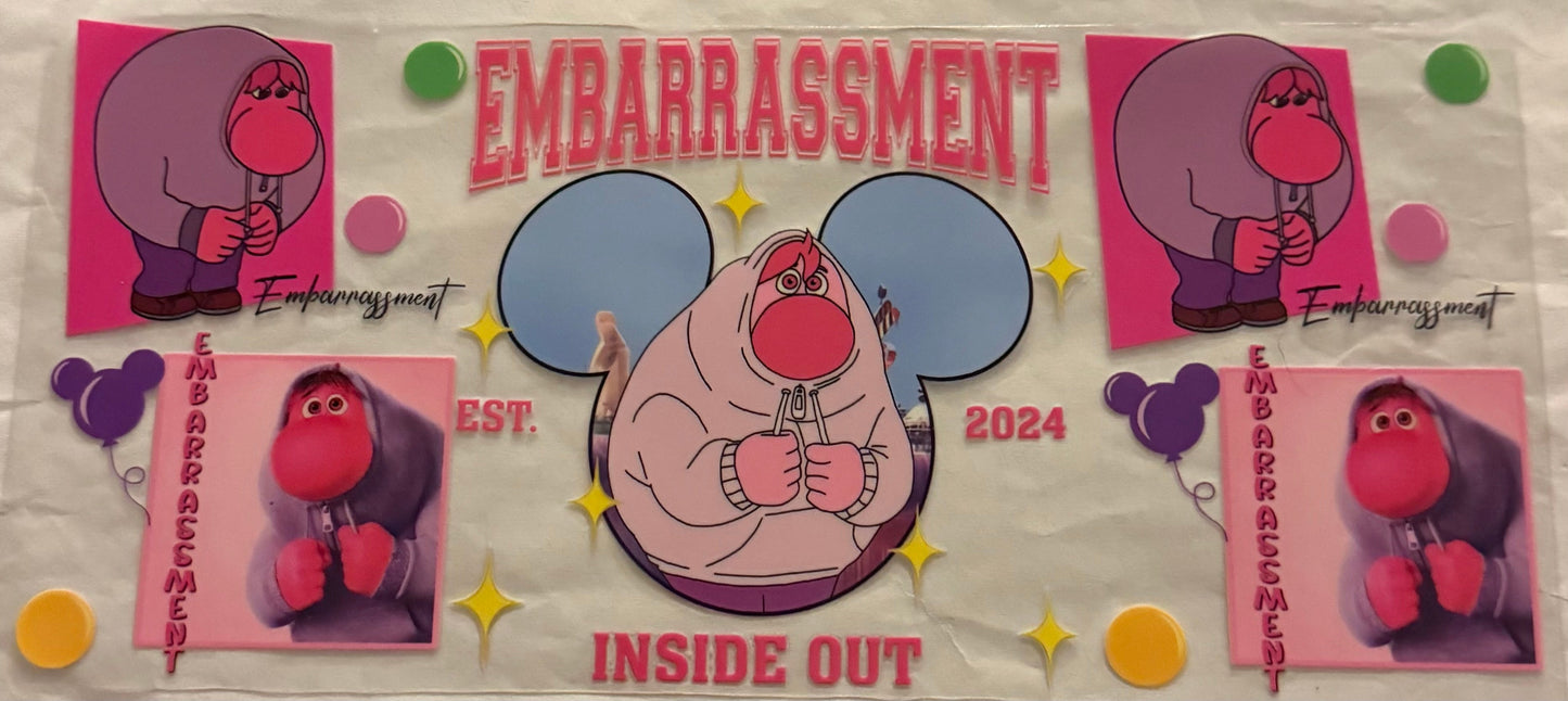 uvdtf transfer wrap Disney inside out embarrassment