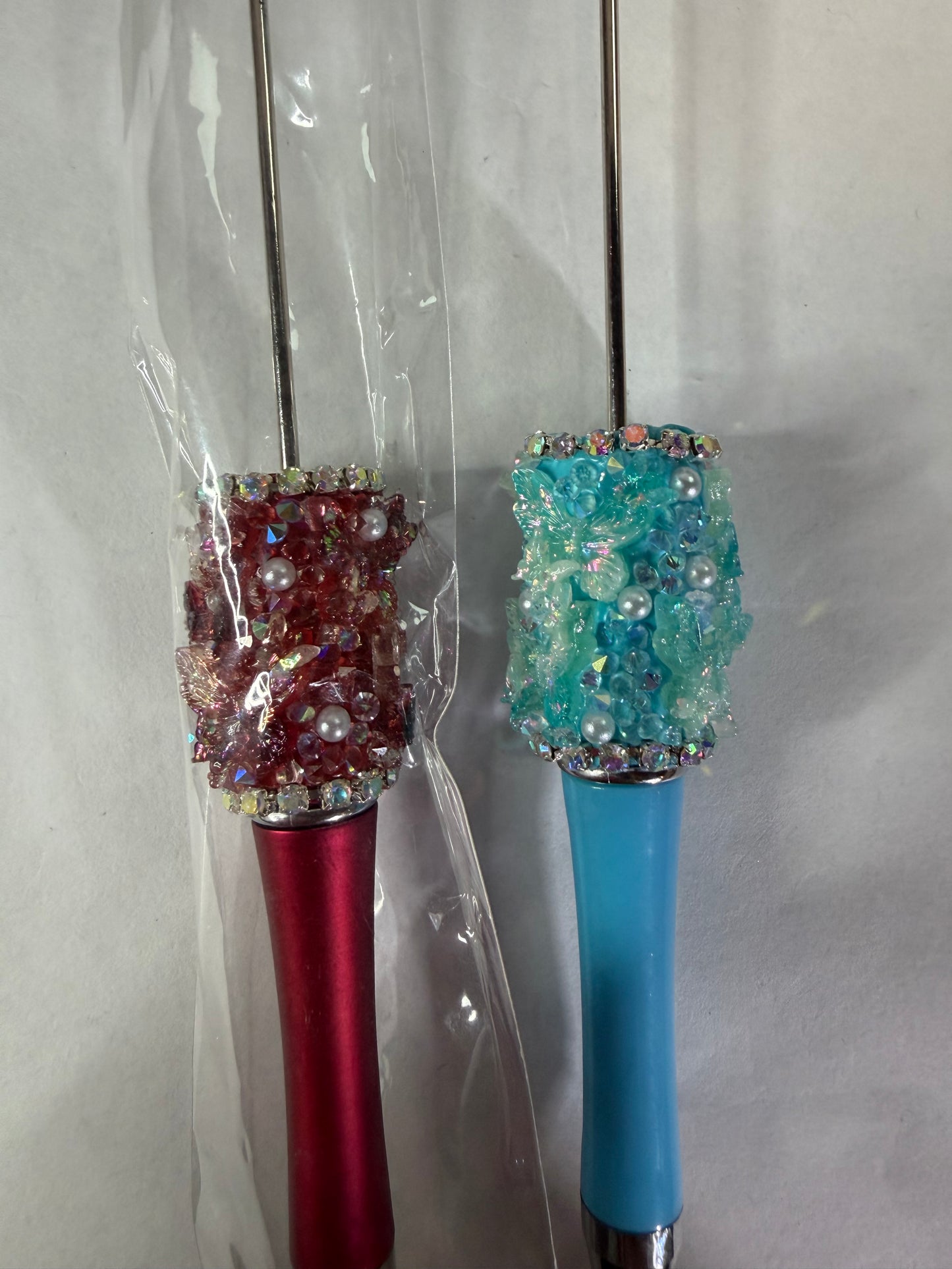 Beadable pen just the pen Half done Butterfly mystery