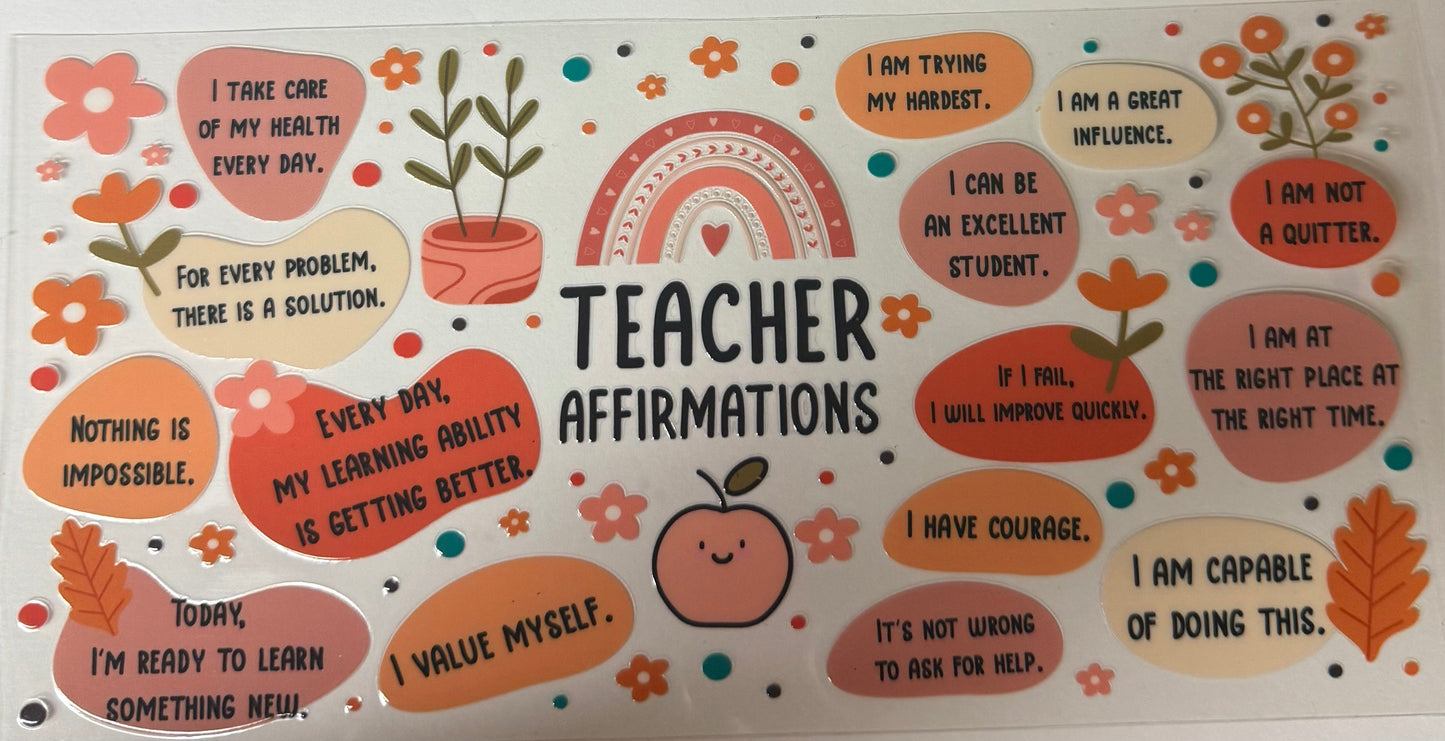 uvdtf transfer wrap teacher affirmation 2