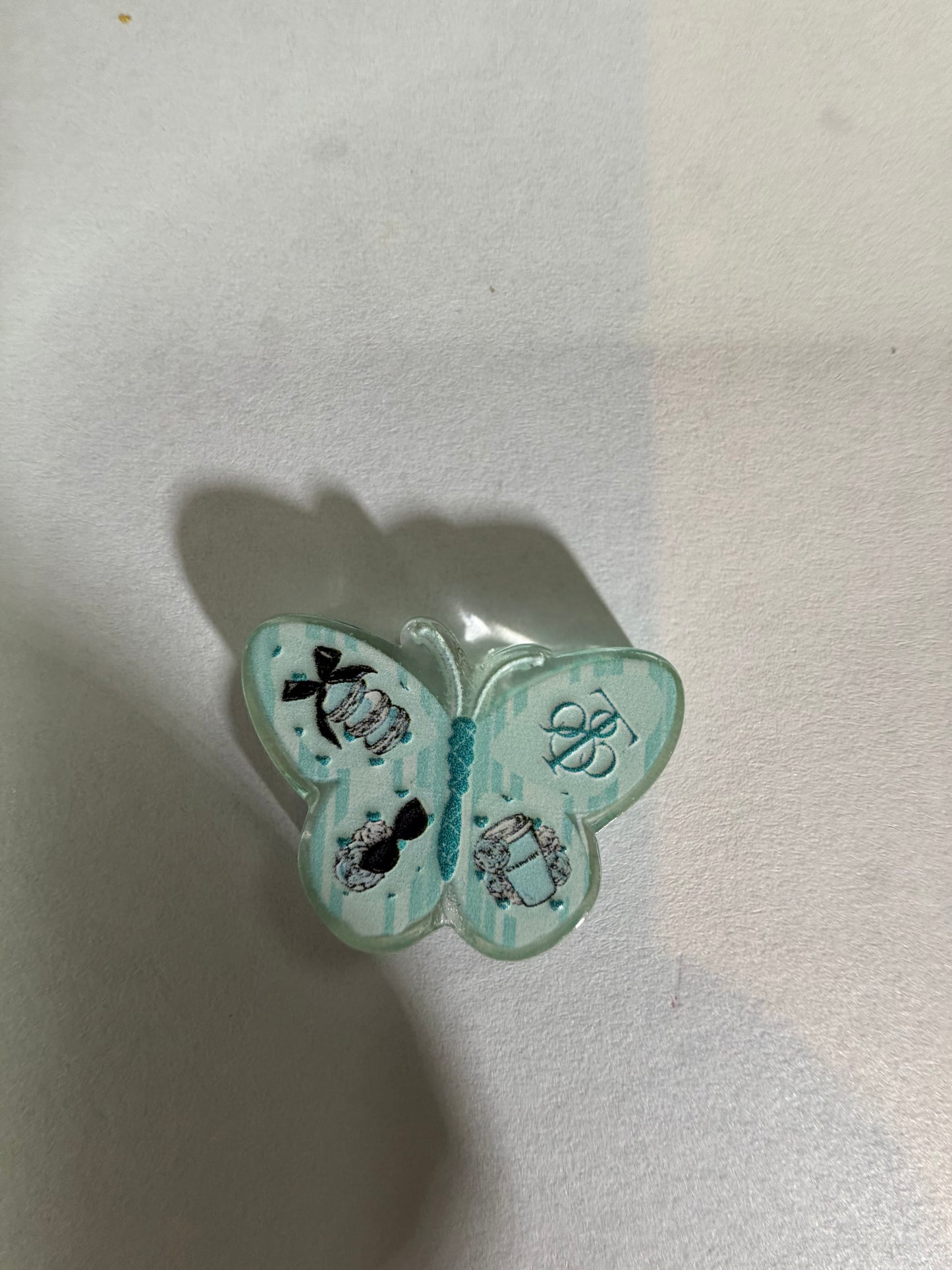 Acrylic focal Tiffany butterfly
