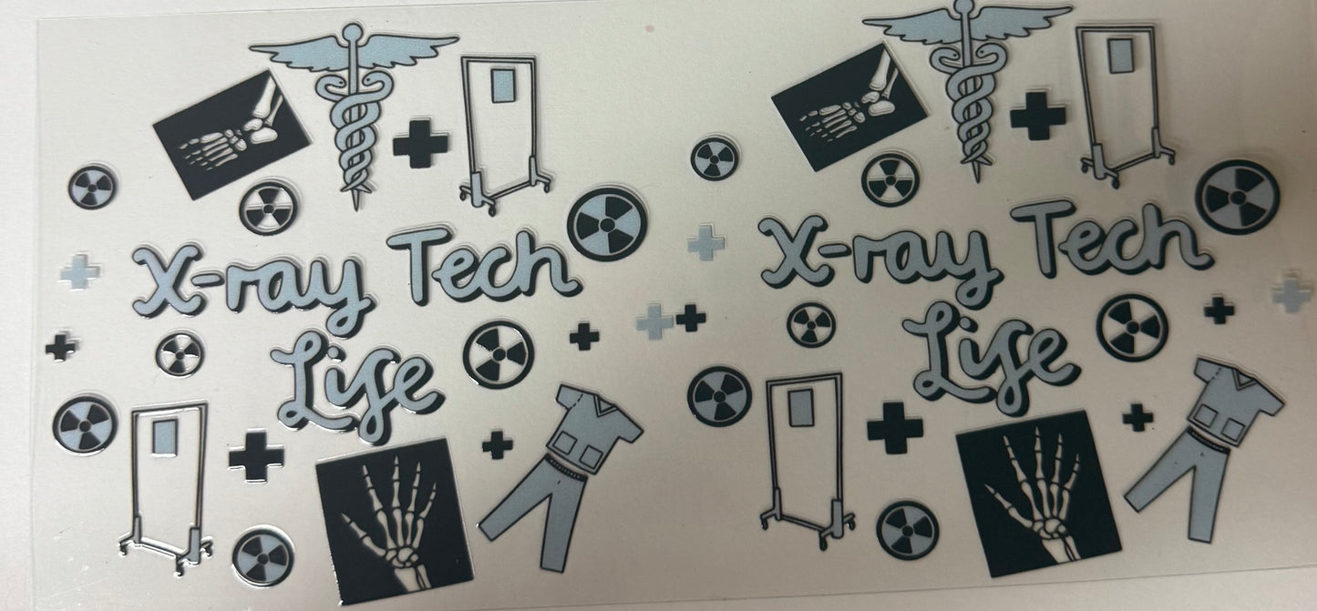 uvdtf transfer wrap x ray tech work