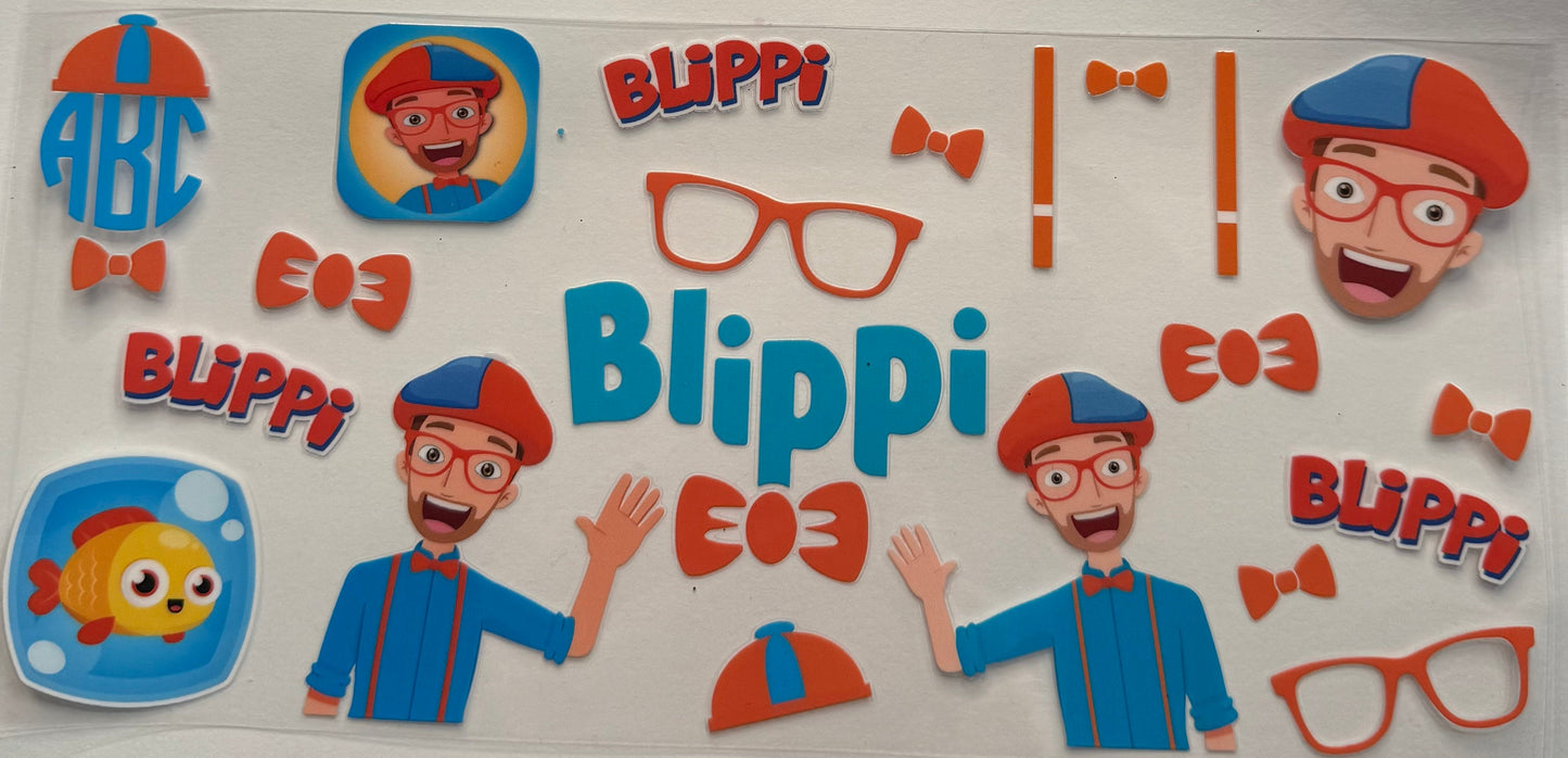uvdtf transfer wrap blippi